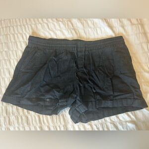 Old Navy Black Women's Linen Shorts
